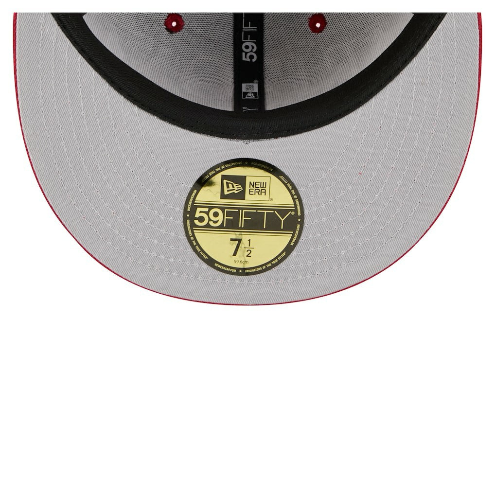 Arizona Cardinals New Era Oversized 59FIFTY Fitted Hat Cardinal - NFL