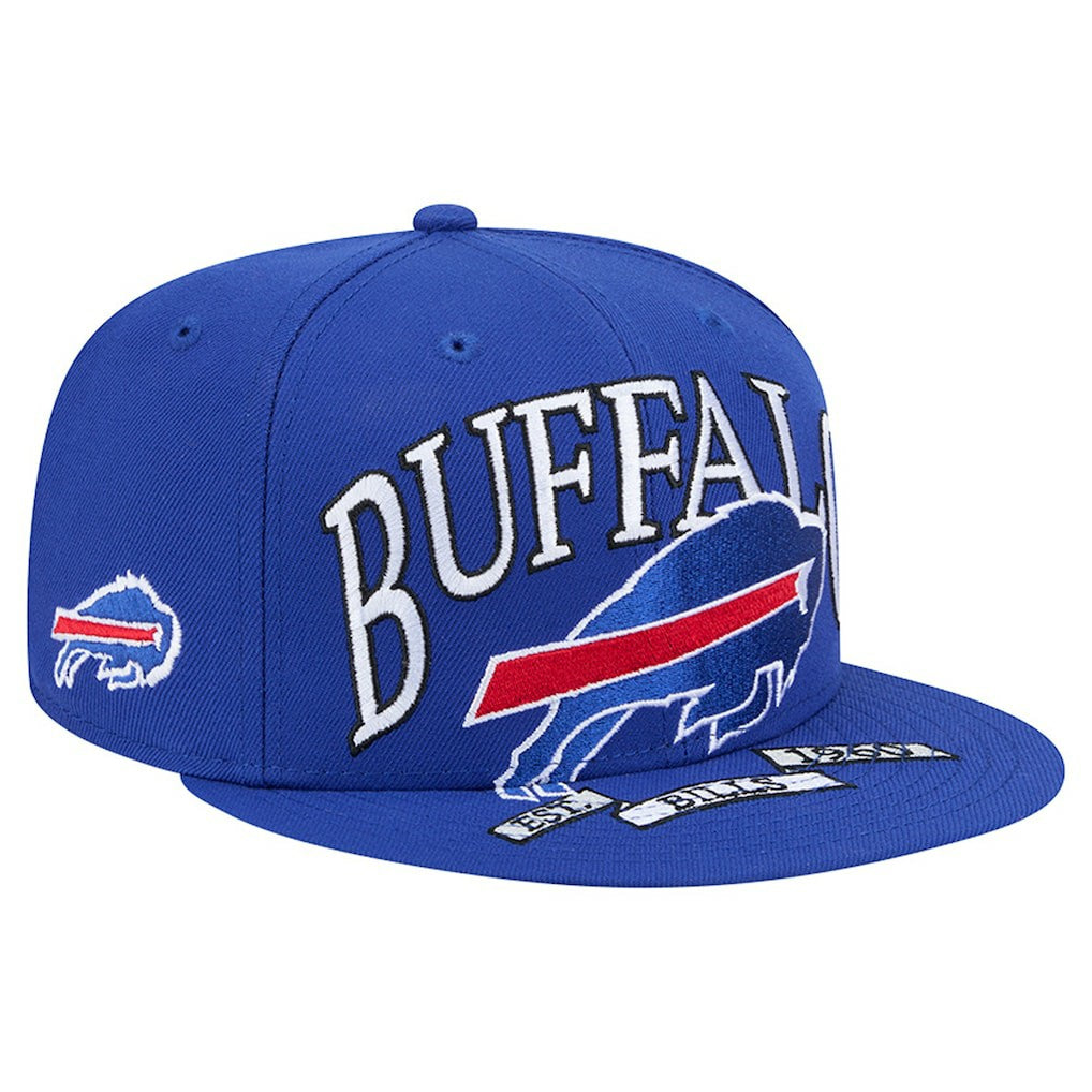 Buffalo Bills New Era Oversized 59FIFTY Fitted Hat Royal - NFL