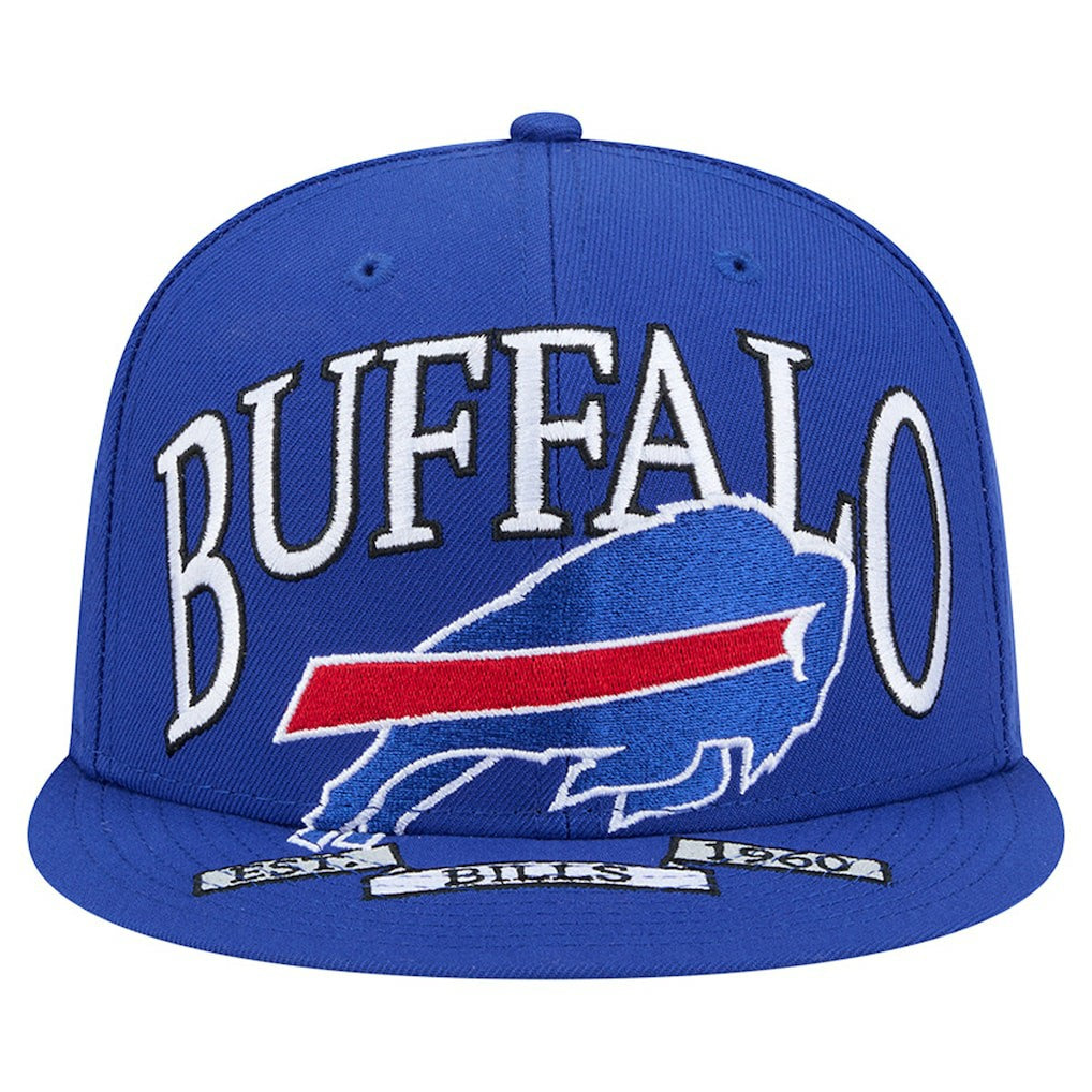 Buffalo Bills New Era Oversized 59FIFTY Fitted Hat Royal - NFL