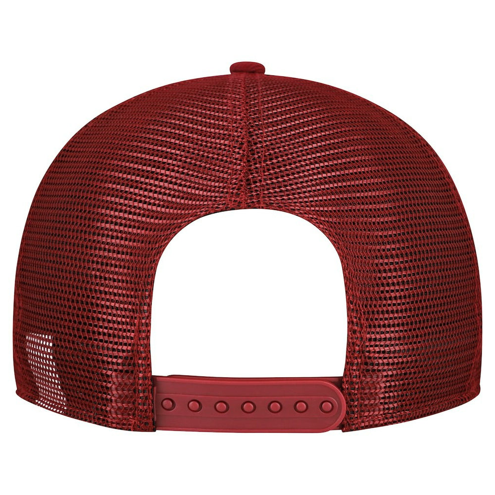 Washington Commanders New Era Cork Split Panel 9FIFTY Trucker Snapback Hat Gray/Burgundy - NFL