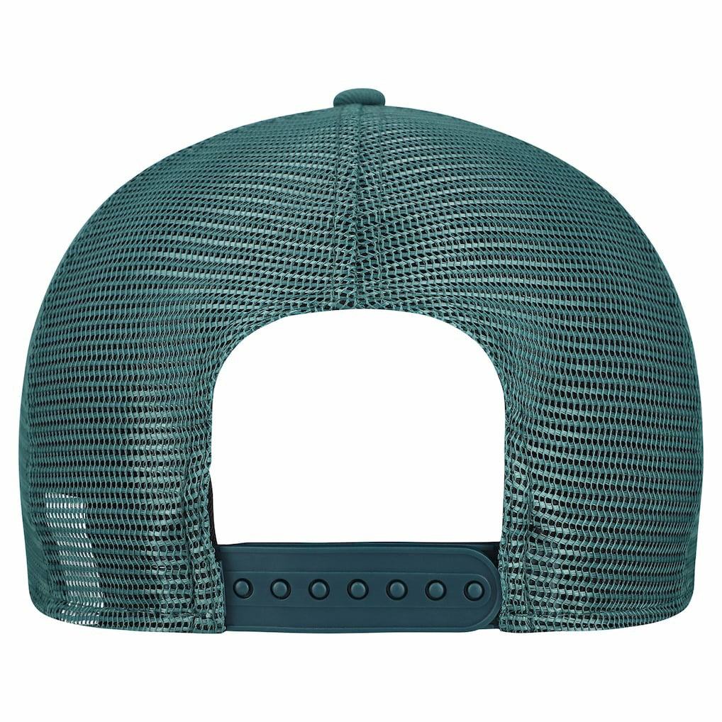 Philadelphia Eagles New Era Cork Split Panel 9FIFTY Trucker Snapback Hat Gray/Midnight Green - NFL