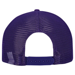 Minnesota Vikings New Era Cork Split Panel 9FIFTY Trucker Snapback Hat Gray/Purple - NFL