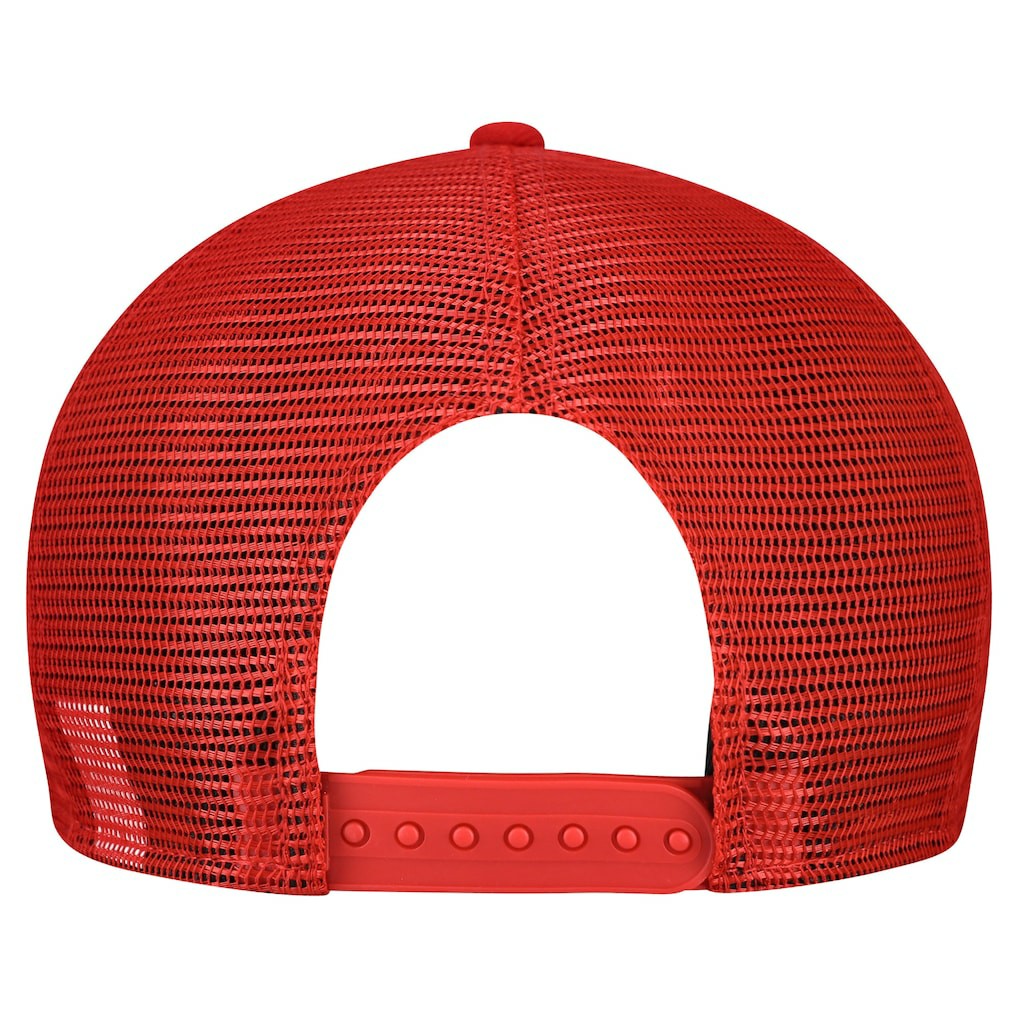 San Francisco 49ers New Era Cork Split Panel 9FIFTY Trucker Snapback Hat Gray/Scarlet - NFL
