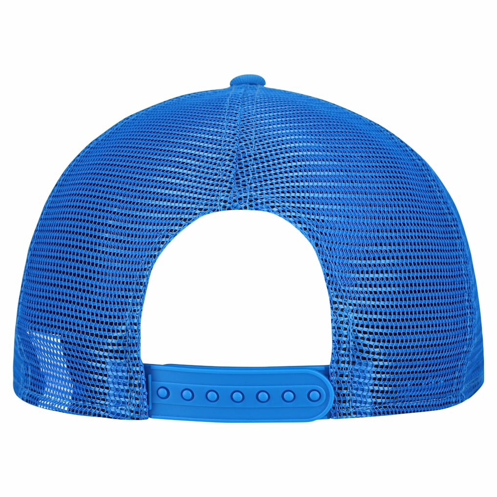 Detroit Lions New Era Cork Split Panel 9FIFTY Trucker Snapback Hat Gray/Blue - NFL