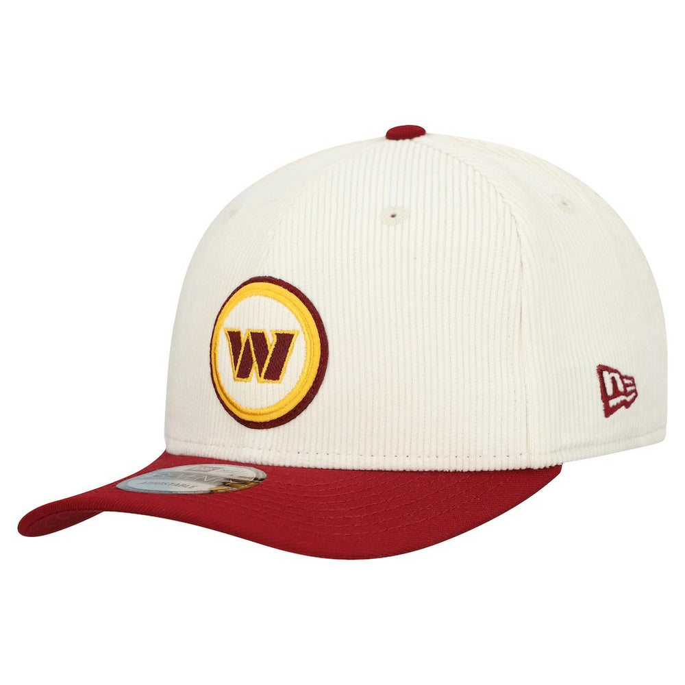 Washington Commanders New Era Loyal Corduroy 9SEVENTY Adjustable Hat Stone - NFL