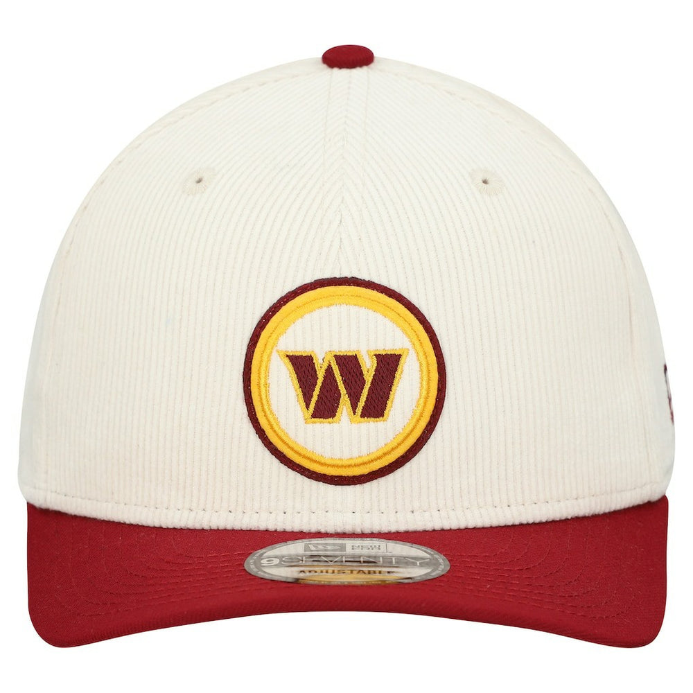 Washington Commanders New Era Loyal Corduroy 9SEVENTY Adjustable Hat Stone - NFL