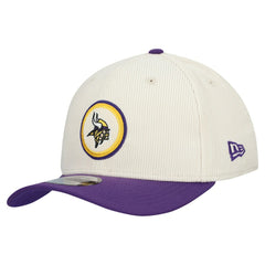 Minnesota Vikings New Era Loyal Corduroy 9SEVENTY Adjustable Hat Stone - NFL