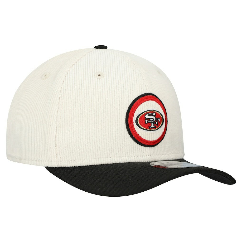 San Francisco 49ers New Era Loyal Corduroy 9SEVENTY Adjustable Hat Stone - NFL