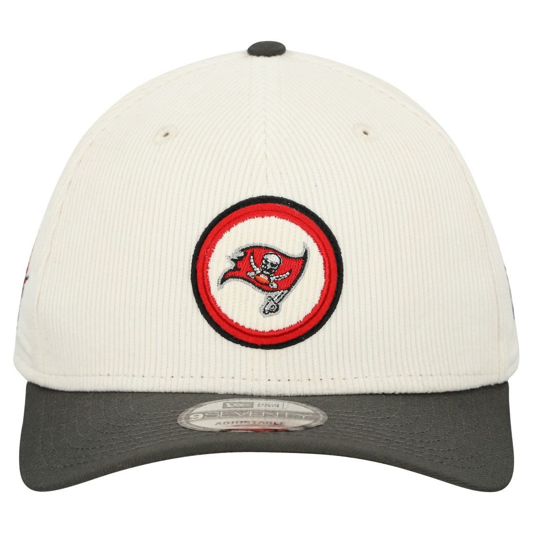 Tampa Bay Buccaneers New Era Loyal Corduroy 9SEVENTY Adjustable Hat Stone - NFL