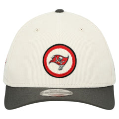 Tampa Bay Buccaneers New Era Loyal Corduroy 9SEVENTY Adjustable Hat Stone - NFL