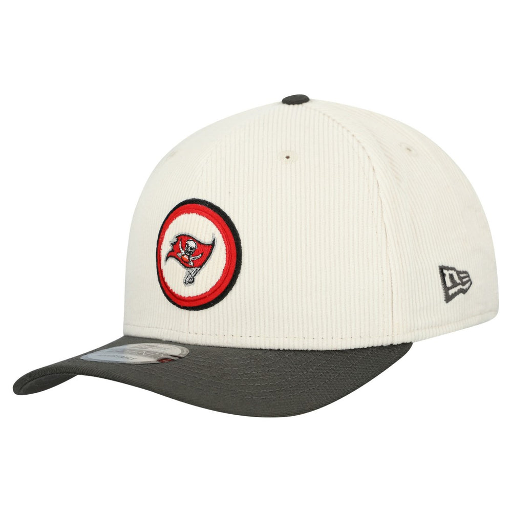 Tampa Bay Buccaneers New Era Loyal Corduroy 9SEVENTY Adjustable Hat Stone - NFL