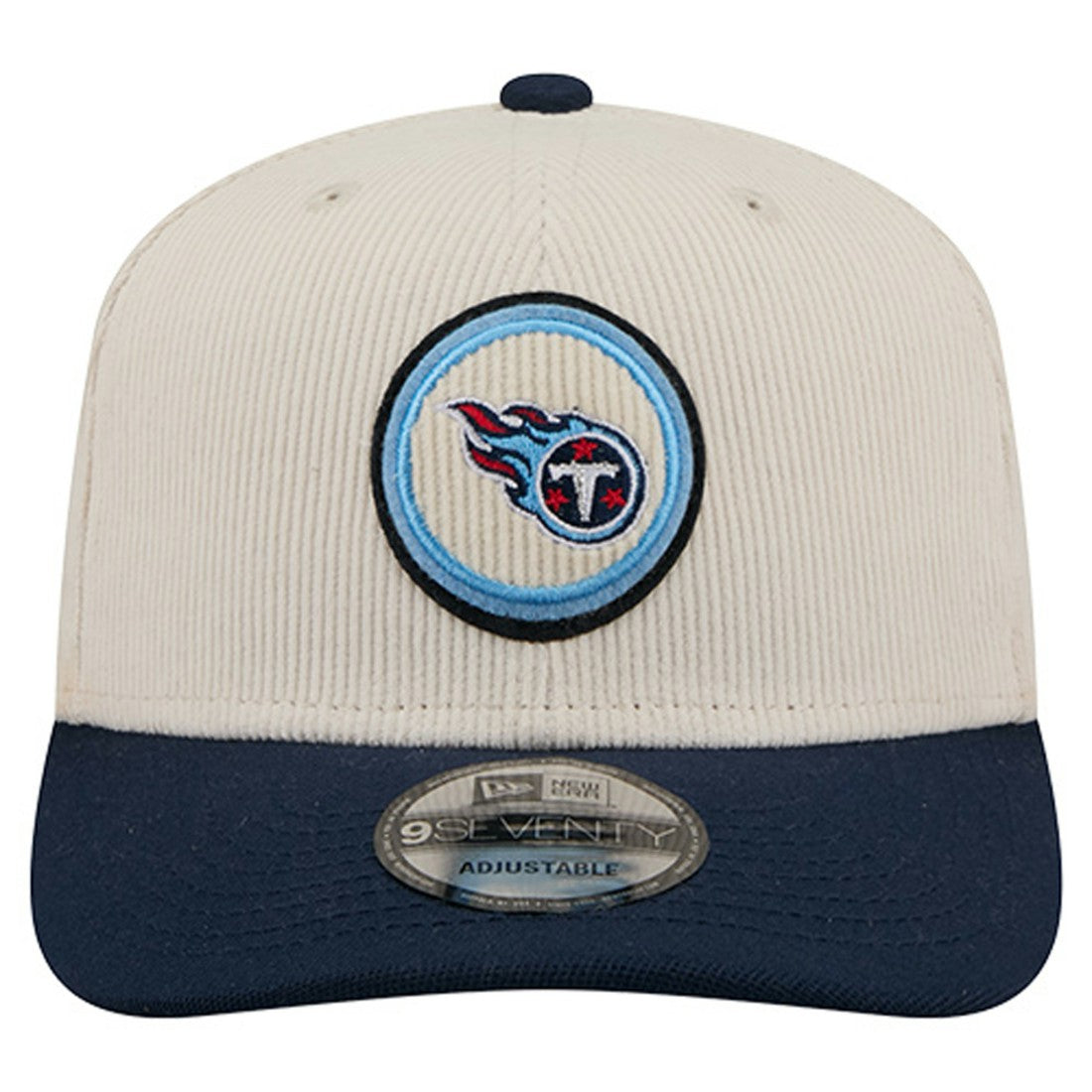 Tennessee Titans New Era Loyal Corduroy 9SEVENTY Adjustable Hat Stone - NFL