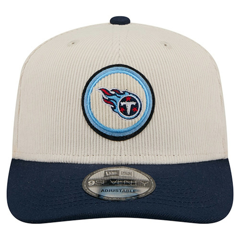 Tennessee Titans New Era Loyal Corduroy 9SEVENTY Adjustable Hat Stone - NFL
