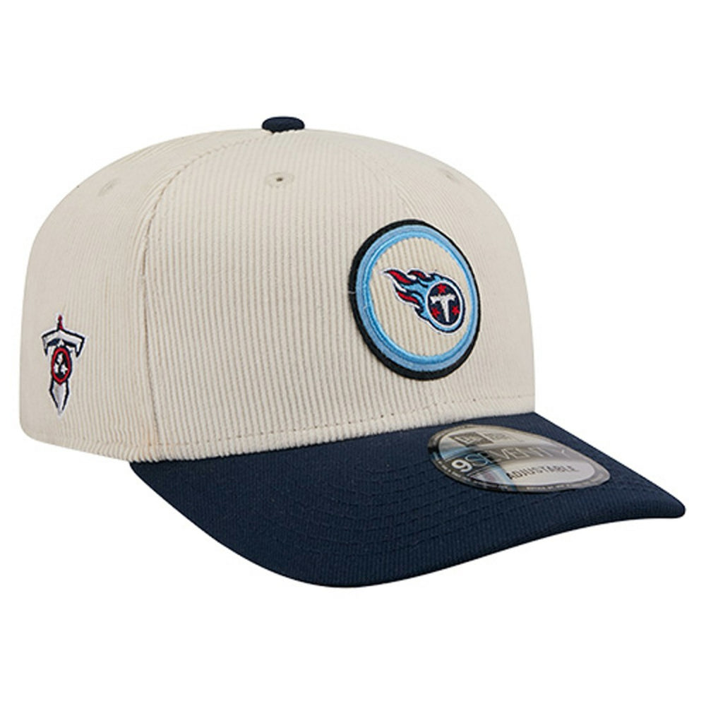 Tennessee Titans New Era Loyal Corduroy 9SEVENTY Adjustable Hat Stone - NFL