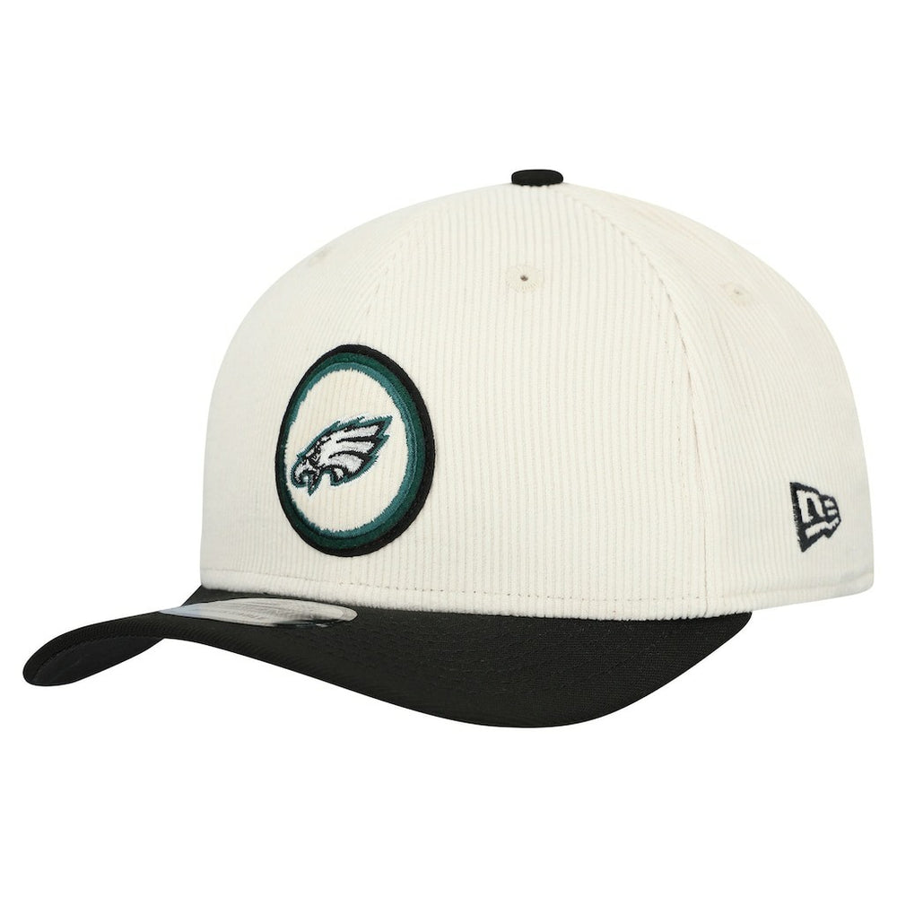 Philadelphia Eagles New Era Loyal Corduroy 9SEVENTY Adjustable Hat Stone - NFL