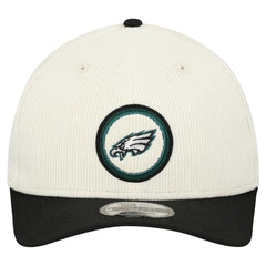 Philadelphia Eagles New Era Loyal Corduroy 9SEVENTY Adjustable Hat Stone - NFL