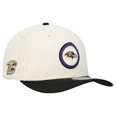 Baltimore Ravens New Era Loyal Corduroy 9SEVENTY Adjustable Hat Stone - NFL