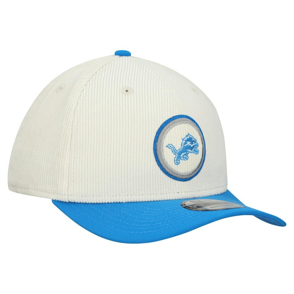 Detroit Lions New Era Loyal Corduroy 9SEVENTY Adjustable Hat Stone - NFL
