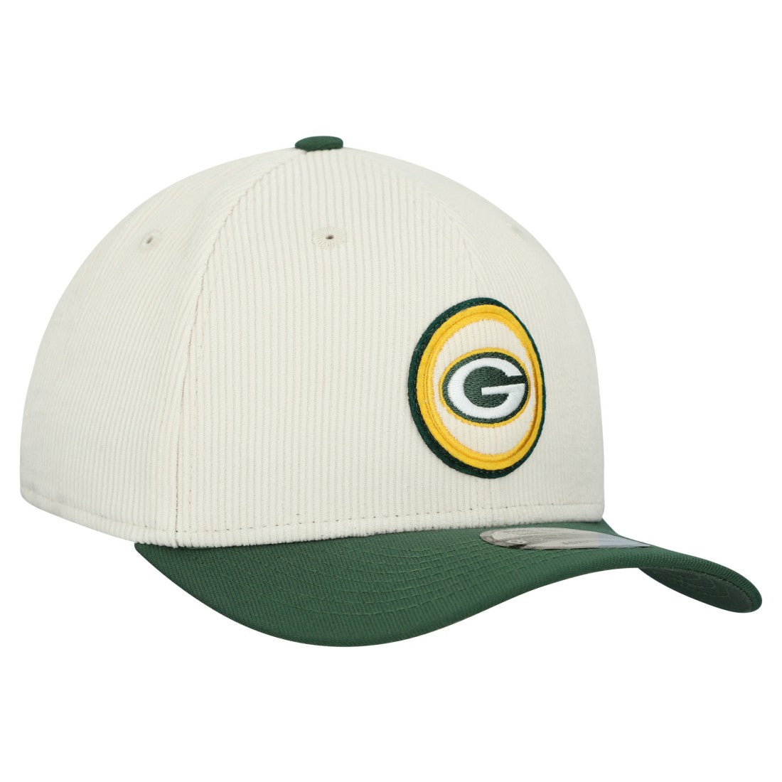 Green Bay Packers New Era Loyal Corduroy 9SEVENTY Adjustable Hat Stone - NFL
