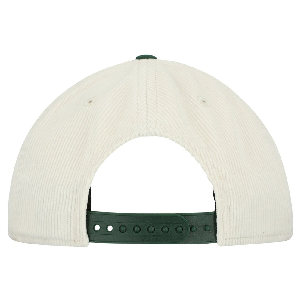 Green Bay Packers New Era Loyal Corduroy 9SEVENTY Adjustable Hat Stone - NFL