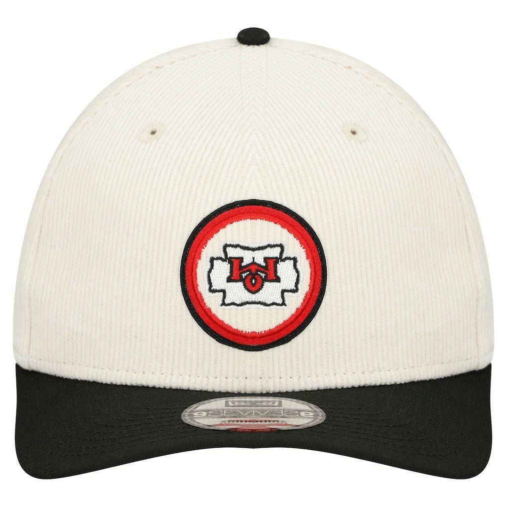 Kansas City Chiefs New Era Loyal Corduroy 9SEVENTY Adjustable Hat Stone - NFL