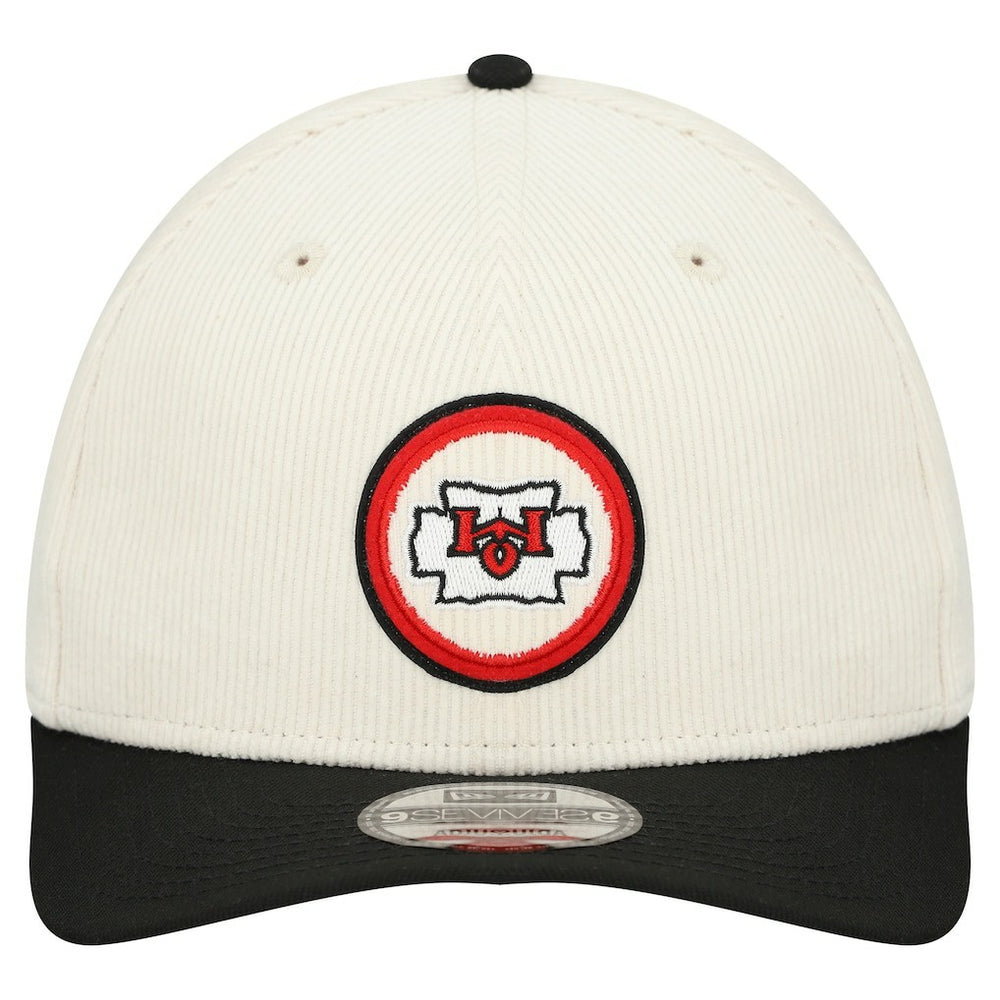 Kansas City Chiefs New Era Loyal Corduroy 9SEVENTY Adjustable Hat Stone - NFL