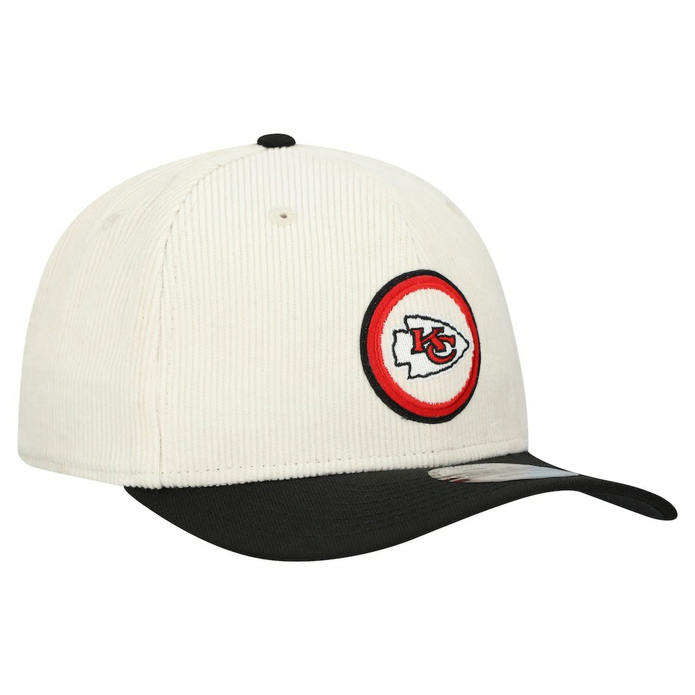 Kansas City Chiefs New Era Loyal Corduroy 9SEVENTY Adjustable Hat Stone - NFL