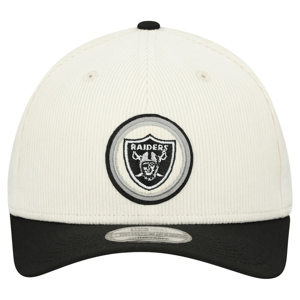 Las Vegas Raiders New Era Loyal Corduroy 9SEVENTY Adjustable Hat Stone - NFL