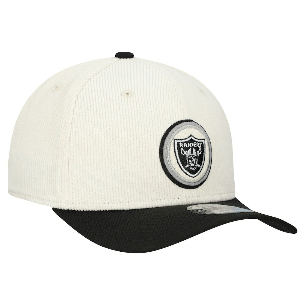 Las Vegas Raiders New Era Loyal Corduroy 9SEVENTY Adjustable Hat Stone - NFL