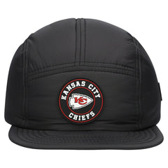 Kansas City Chiefs New Era Quilted Camper Adjustable Hat Black - NFL
