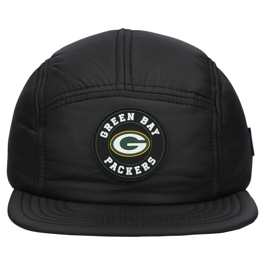 Green Bay Packers New Era Quilted Camper Adjustable Hat Black - NFL