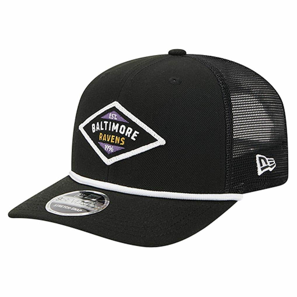 Baltimore Ravens New Era Team 9SEVENTY Adjustable Hat Black - NFL
