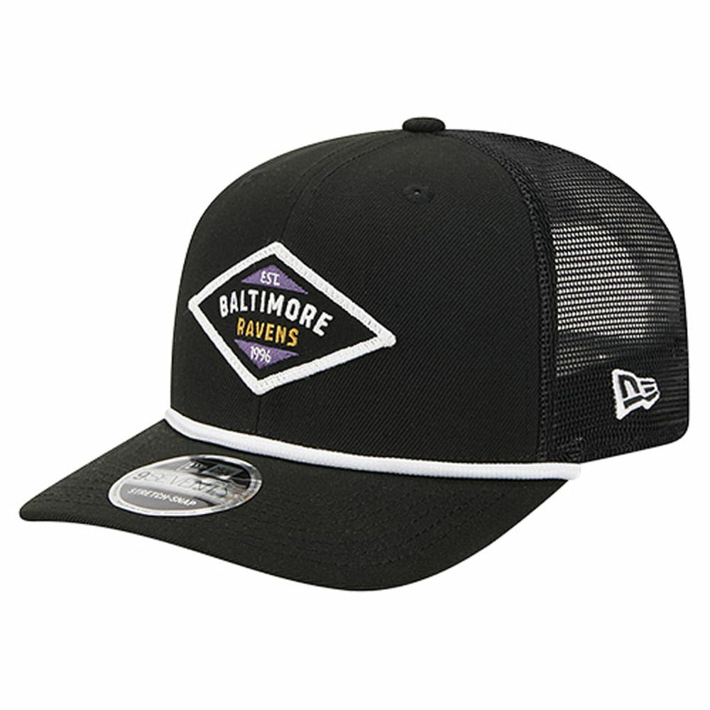 Baltimore Ravens New Era Team 9SEVENTY Adjustable Hat Black - NFL