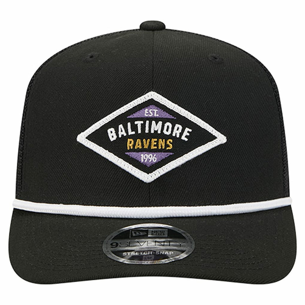 Baltimore Ravens New Era Team 9SEVENTY Adjustable Hat Black - NFL