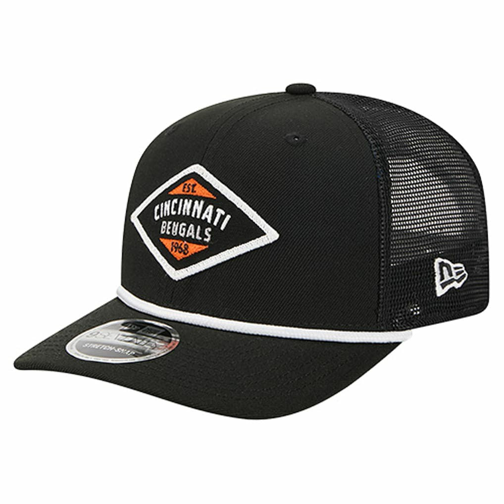 Cincinnati Bengals New Era Team 9SEVENTY Adjustable Hat Black - NFL