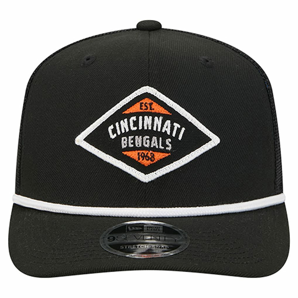 Cincinnati Bengals New Era Team 9SEVENTY Adjustable Hat Black - NFL