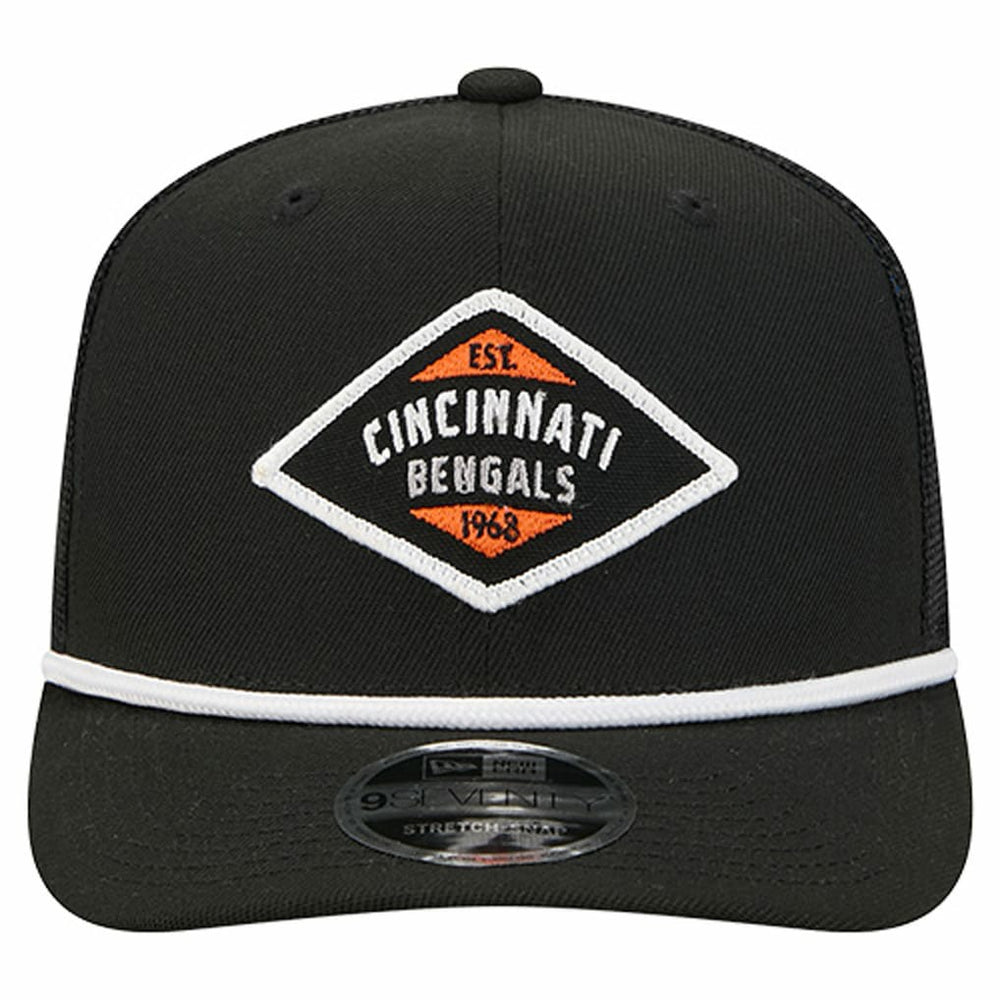 Cincinnati Bengals New Era Team 9SEVENTY Adjustable Hat Black - NFL