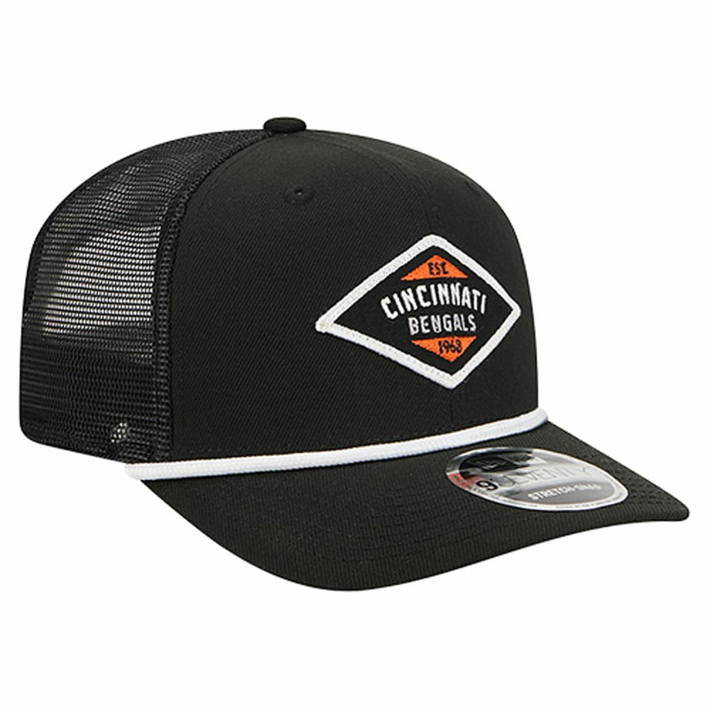 Cincinnati Bengals New Era Team 9SEVENTY Adjustable Hat Black - NFL