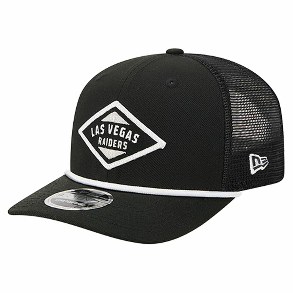 Las Vegas Raiders New Era Team 9SEVENTY Adjustable Hat Black - NFL