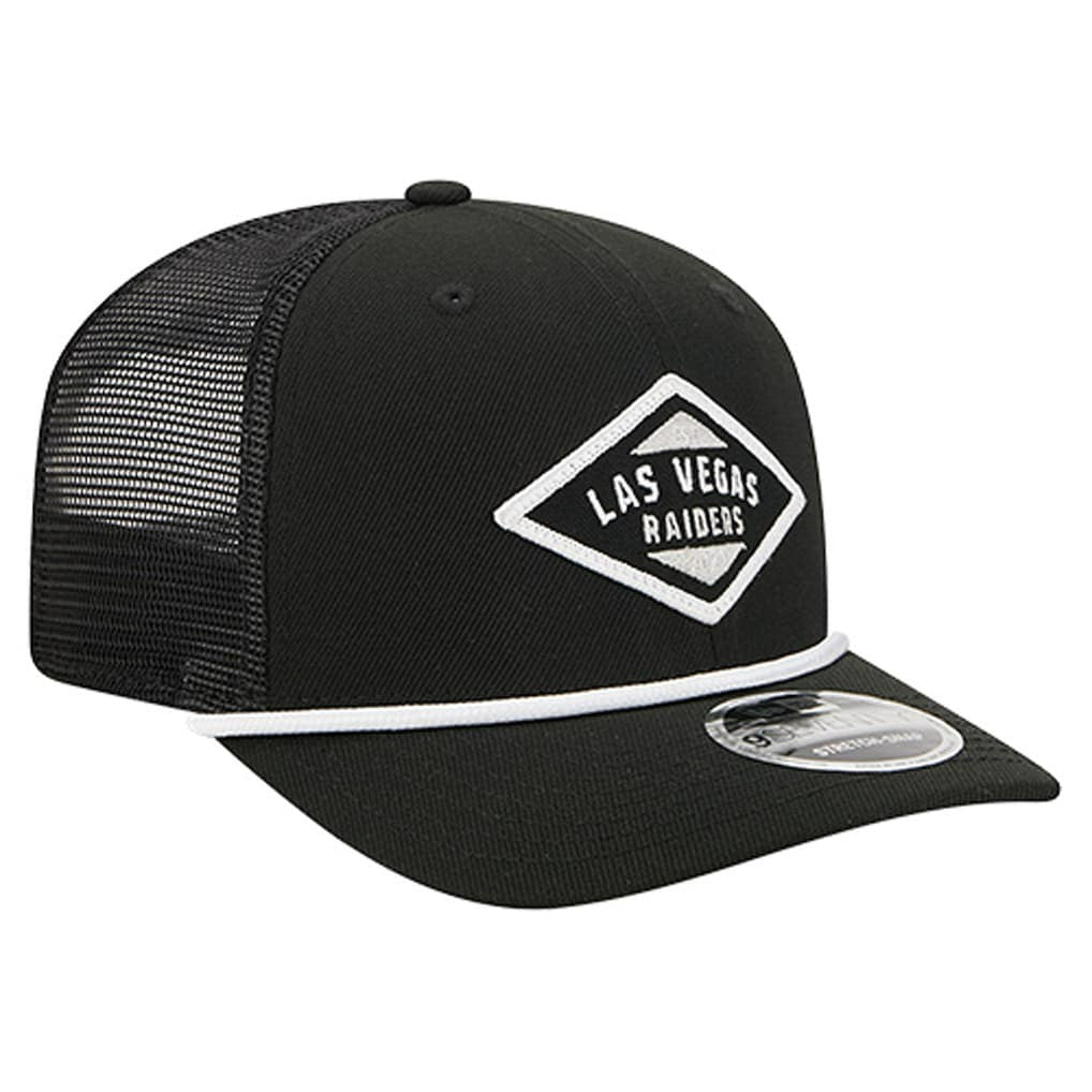 Las Vegas Raiders New Era Team 9SEVENTY Adjustable Hat Black - NFL