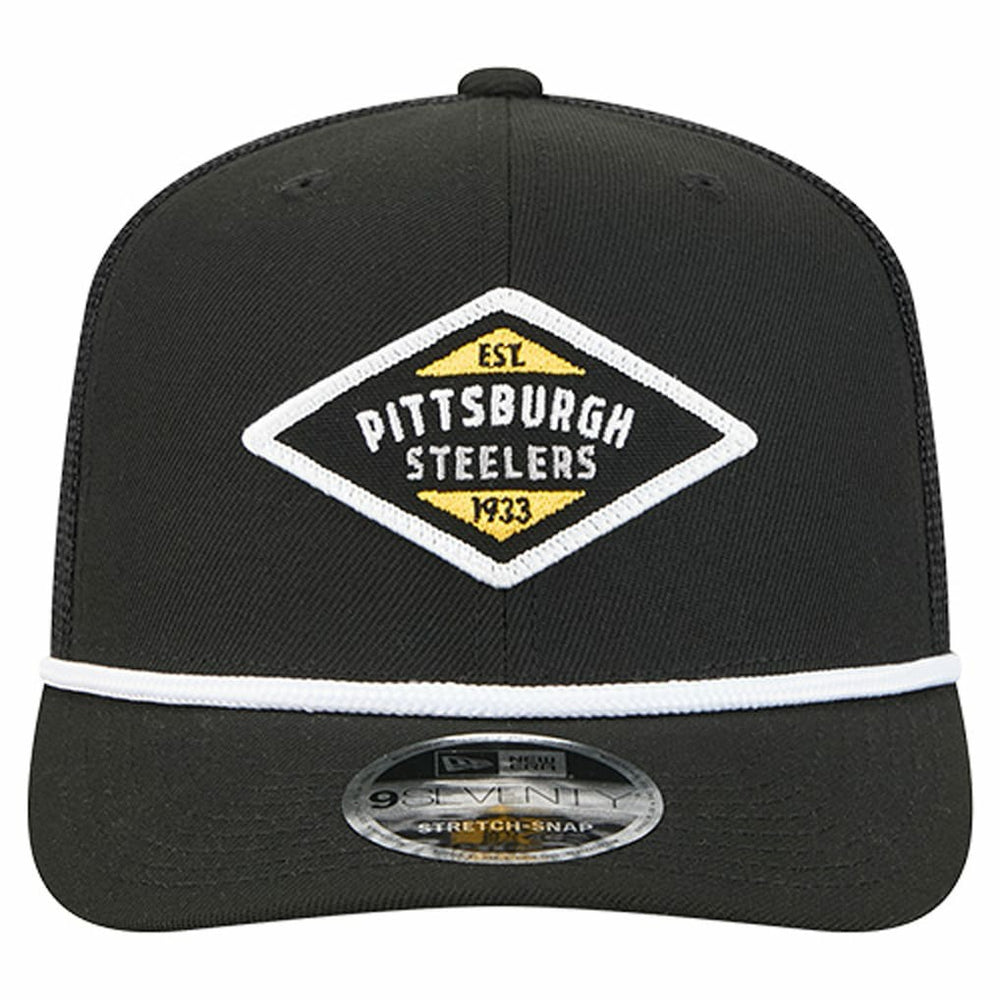 Pittsburgh Steelers New Era Team 9SEVENTY Adjustable Hat Black - NFL