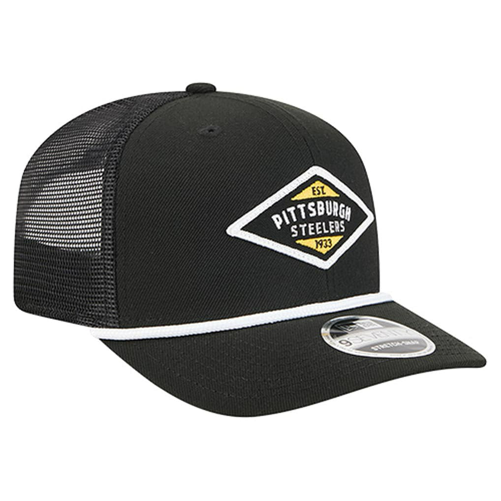 Pittsburgh Steelers New Era Team 9SEVENTY Adjustable Hat Black - NFL