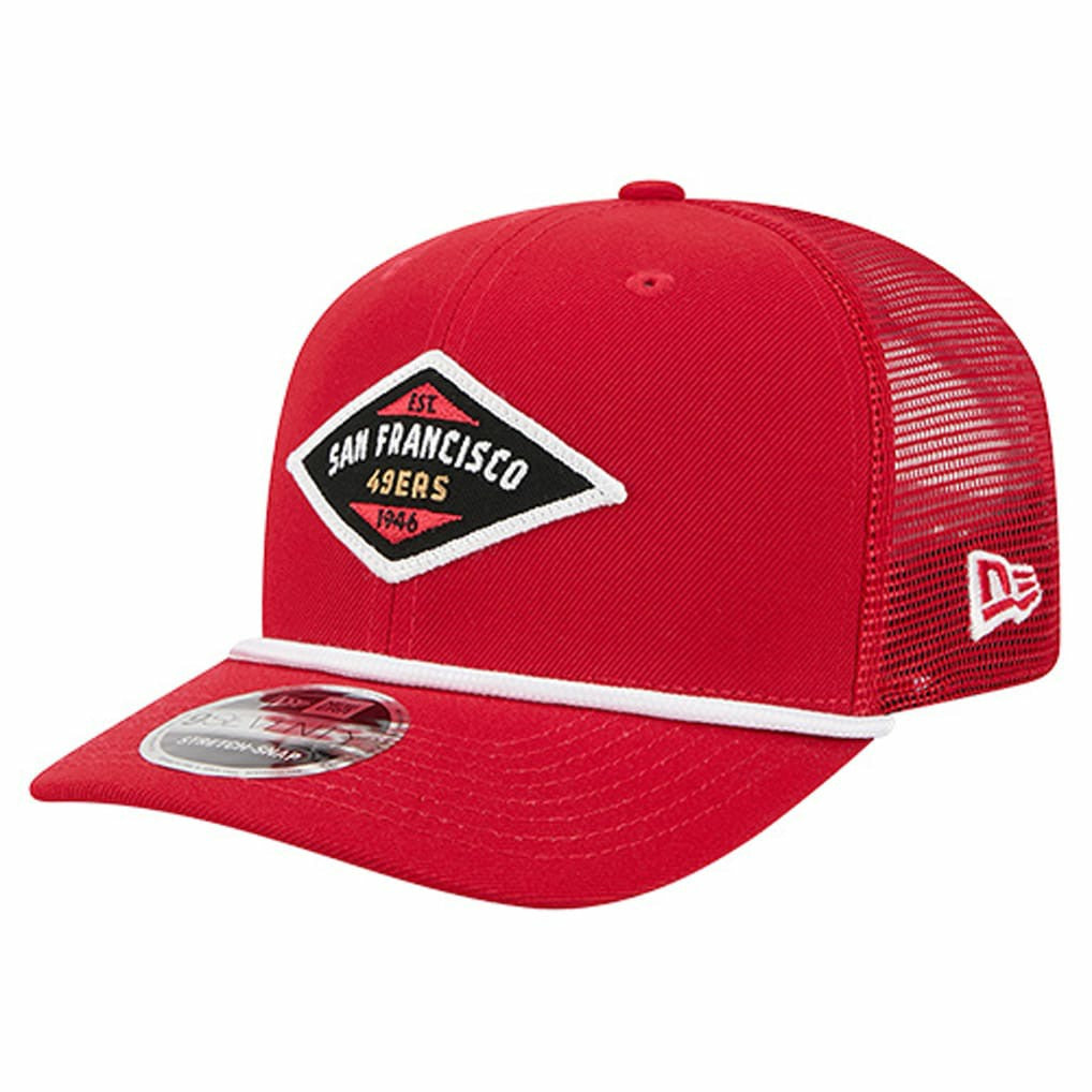 San Francisco 49ers New Era Team 9SEVENTY Adjustable Hat Scarlet - NFL