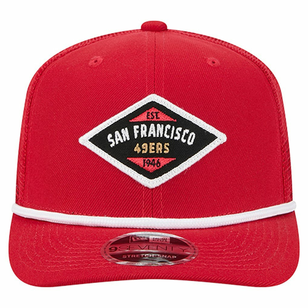 San Francisco 49ers New Era Team 9SEVENTY Adjustable Hat Scarlet - NFL