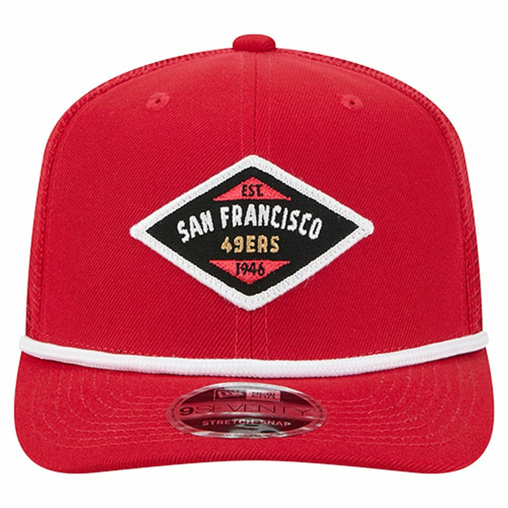 San Francisco 49ers New Era Team 9SEVENTY Adjustable Hat Scarlet - NFL