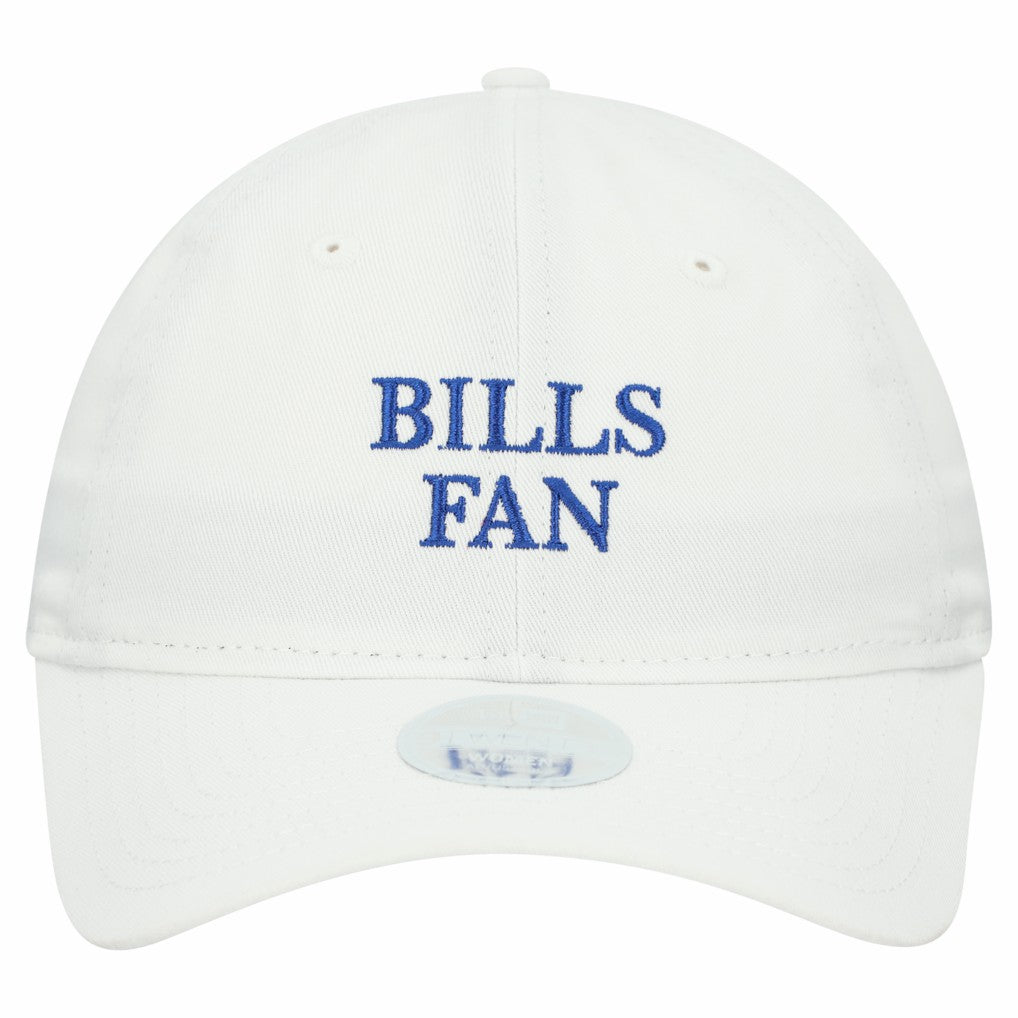 Buffalo Bills New Era Women's Team Fan 9TWENTY Adjustable Hat White - NFL