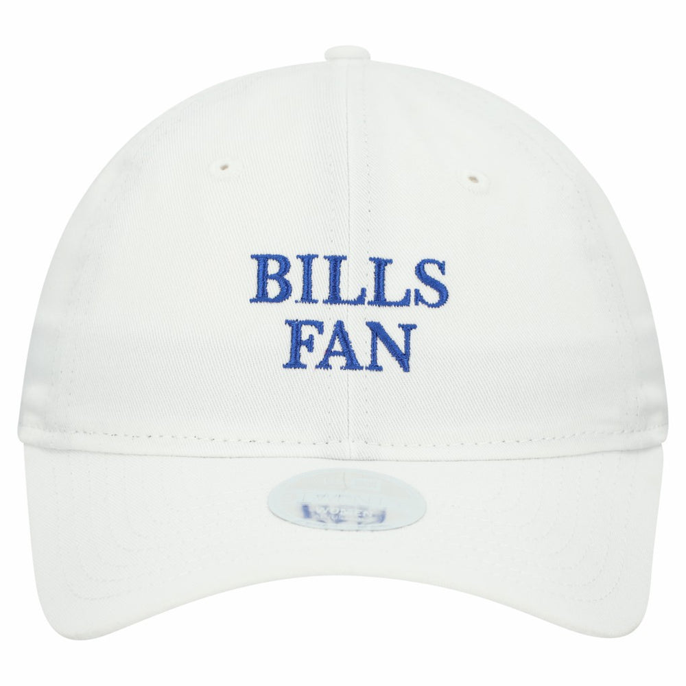Buffalo Bills New Era Women's Team Fan 9TWENTY Adjustable Hat White - NFL