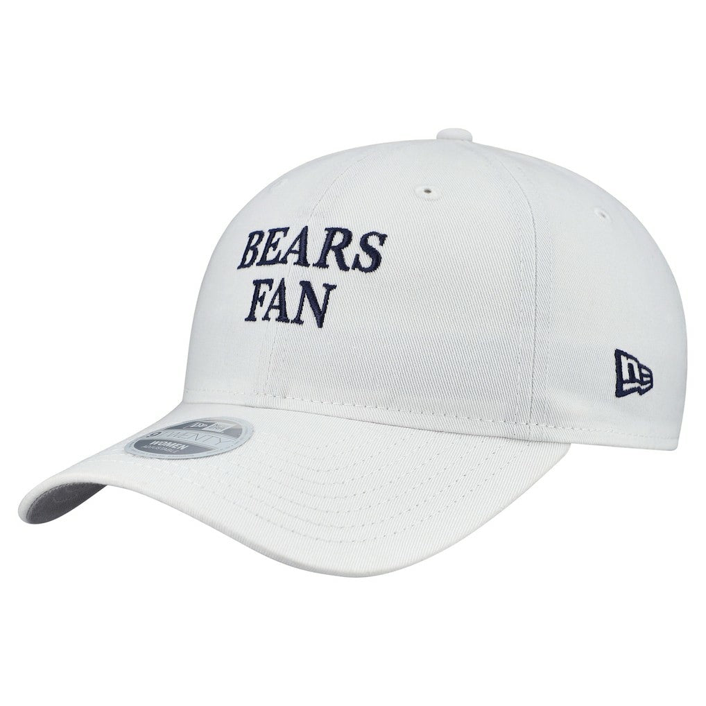 Chicago Bears New Era Women's Team Fan 9TWENTY Adjustable Hat White - NFL