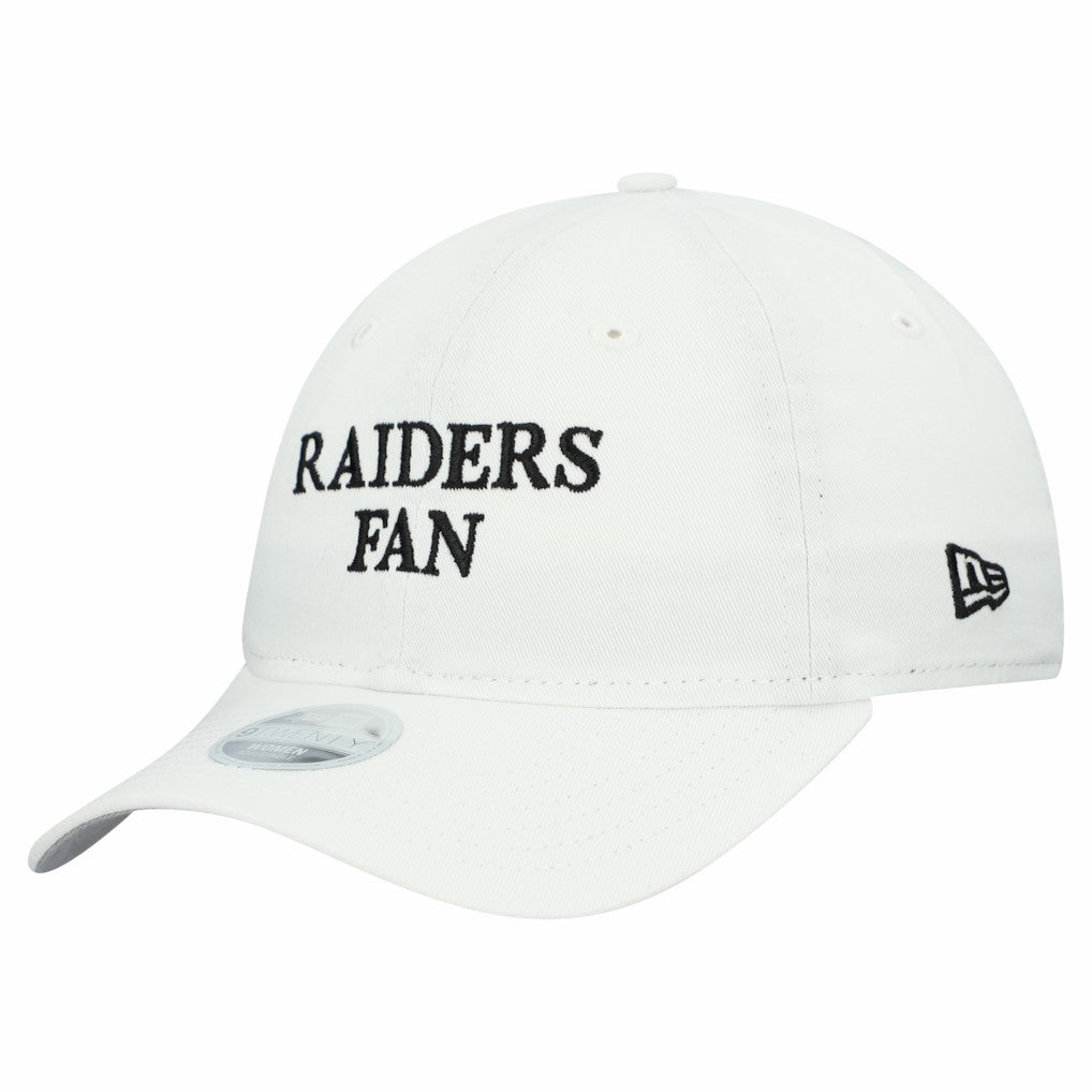 Las Vegas Raiders New Era Women's Team Fan 9TWENTY Adjustable Hat White - NFL