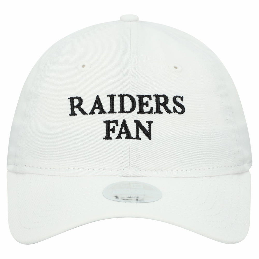 Las Vegas Raiders New Era Women's Team Fan 9TWENTY Adjustable Hat White - NFL